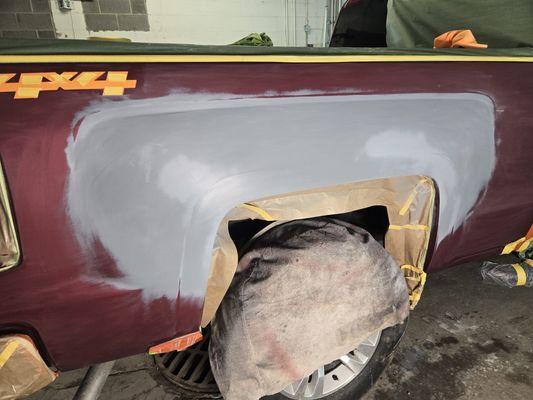 After metal and body work...masking is very important