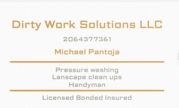 Dirty Work Solutions