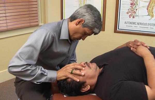 Relaxing the cervical spine
