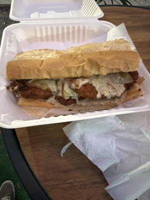 Creamy cutlet sandwich