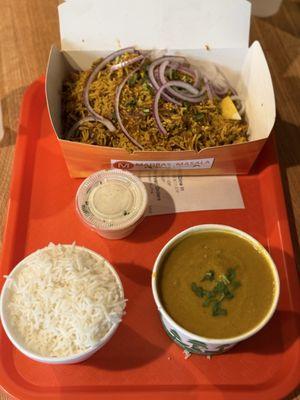 Lamb Biryani + Chicken Kurma