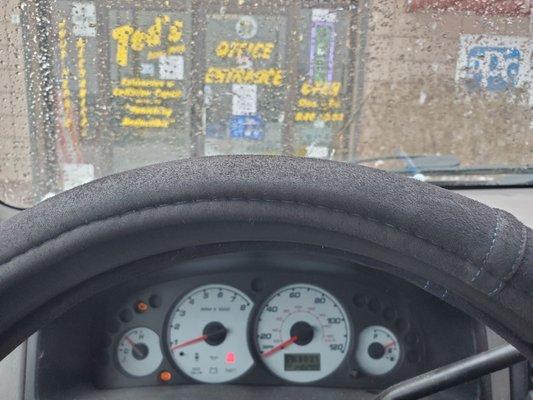 Check engine on before I left the shop after allegedly having a new engine installed.