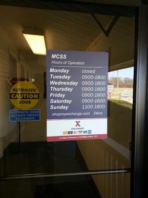MCCS Military Clothing Sales Store