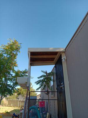 Even has a shelf for plants