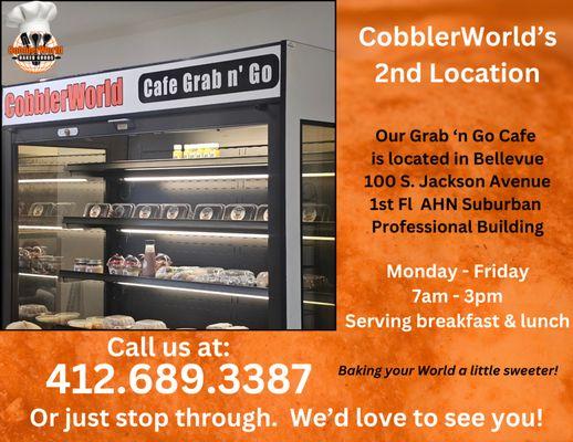 Cobbler World Cafe Grab 'n Go