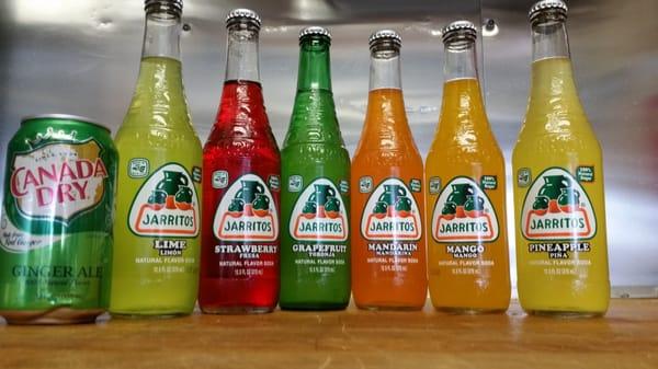 Need something nice, cold and refreshing? How about some authentic mexican soda; flavors depend on availability.