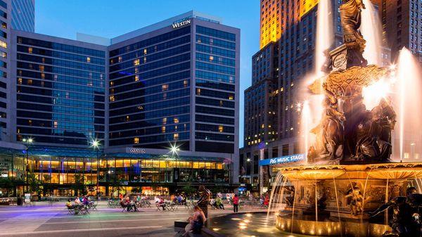 Fountain Square view