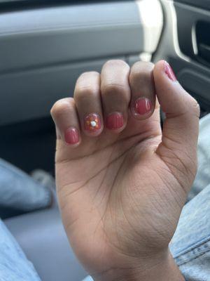 Nails right after they came out of Anas nails