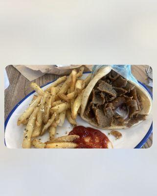 Monroe rd Lamb Gyro Sandwich