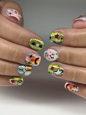 Hard Gel Manicure + Design Tier 4 (Custom)