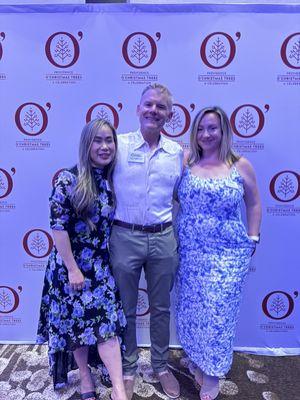 Our team at the Providence O'Christmas Tree Celebration Aug 2025.