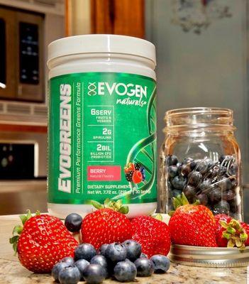 Evogen Super Food Greens matrix Evogreens now available!