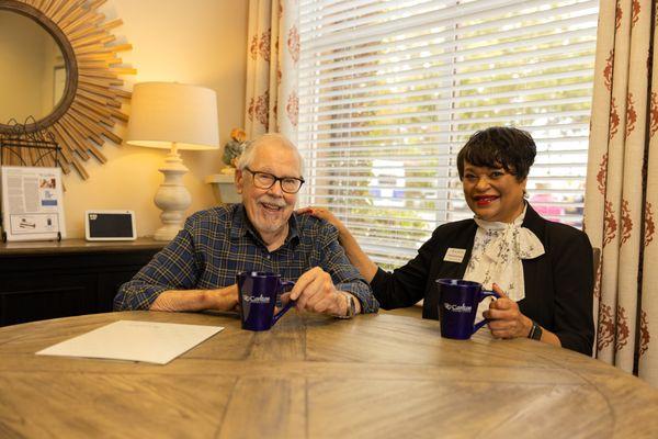 We offer independent and assisted living in friendly atmosphere where seniors can make friends and continue to thrive.
