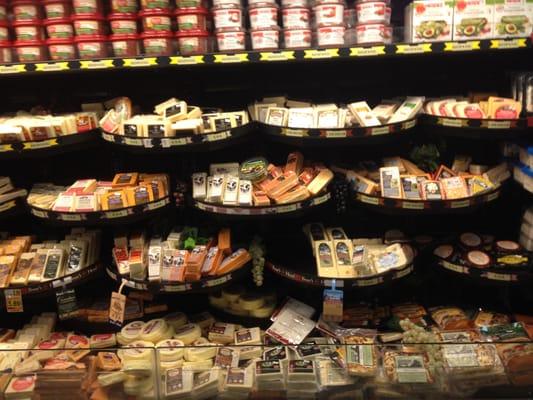 Huge cheese section at this particular Ingles!