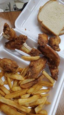 Absolutely ZERO seasoning on these "hot" wings. A waste of 13 bucks.