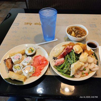 A variety of good food!