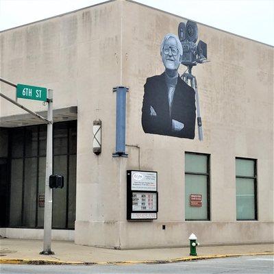 This Robert E Wise mural replaced a smaller mural on the corner of 6th and Central in Connersville, IN