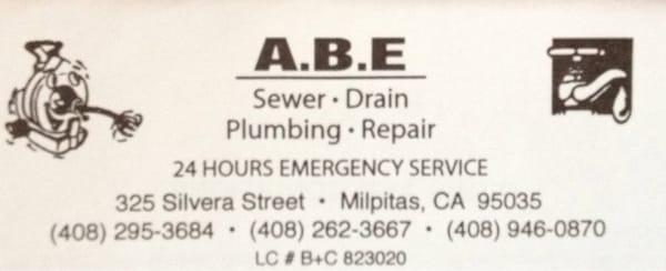 A.B.E. Plumbing Sewer & Drain