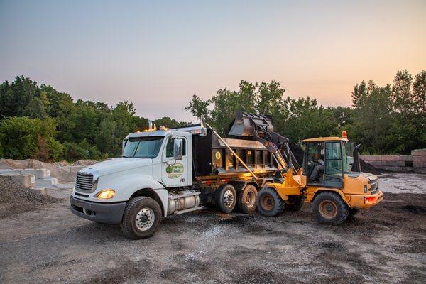 Your spot for bulk mulch, stone and soil. We deliver, or load your truck bed or trailer.