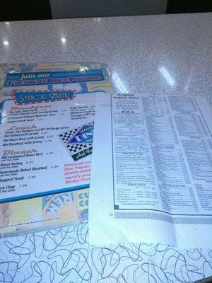 This is the OIP menu that I ordered from...While sitting at the booth inside "DINER"....just across the street from the hotel.