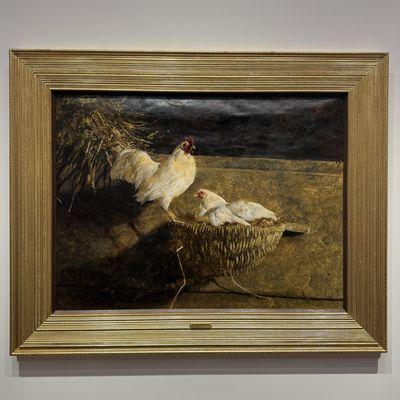 Schoelkopf Gallery - Jamie Wyeth "White Leghorns"