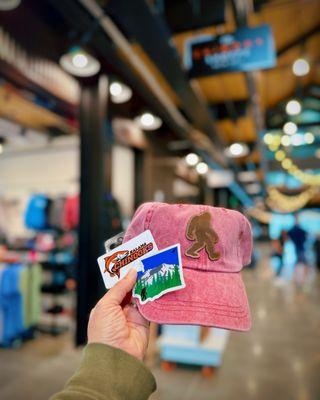 Absolutely had to have this hat! All the products are made by the local high school students!! How cool is that?