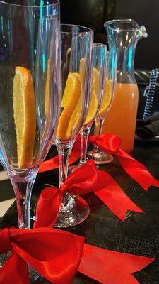 Our flutes with bows