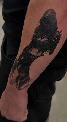 Female necromancer work in progress