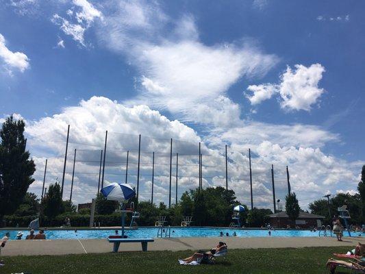 Beautiful day at the Pool