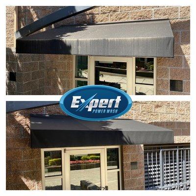 Awning cleaning