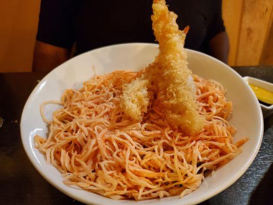 Hawaii Poke Bowl with Shrimp Tempura