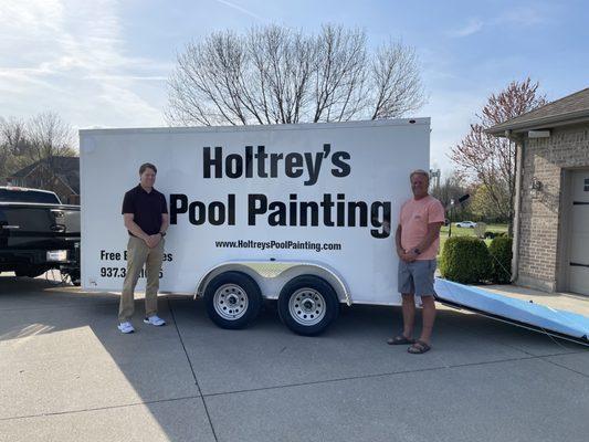 Holtreys Pool Painting