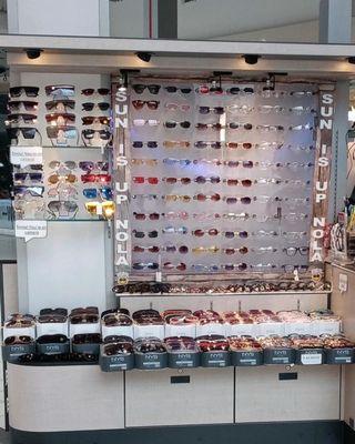 Our kiosk located in Oakwood Center is stocked with unique, trendy as well as classic frames. We can shade the whole family!