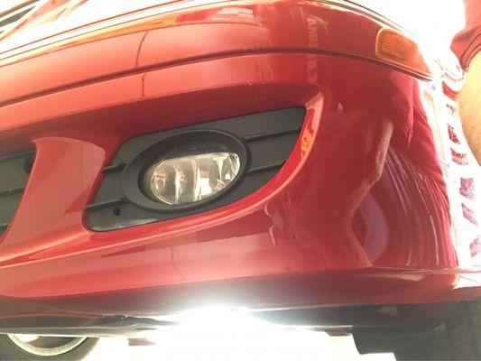 New bumper and splash guards