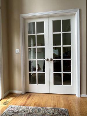 Custom French doors