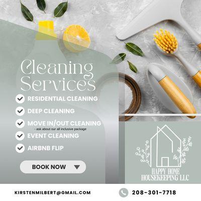 Happy Home Housekeeping