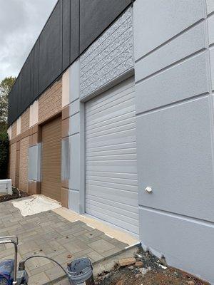 Painted this warehouse and gave it a brand new look with this gray!