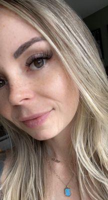 Cat eye lash extensions are my go to and Kati kills it every time!!!!