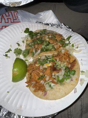 Chicharrón tacos