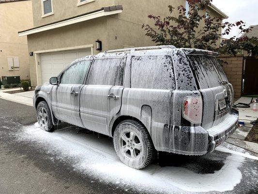 Exterior Wash and Gloss package. SUVs $100, Sedans: $60.00. Service time required approx 1-2 hours. Final price upon inspection.