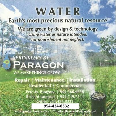 Keeping your Lawn green while we save you Green !