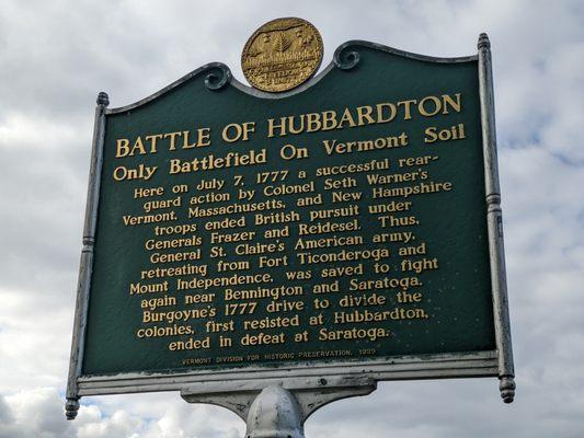 Hubbardton Battlefield State Historic Site, Castleton