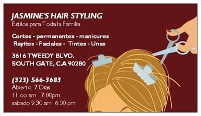 Jasmine's Hair Styling