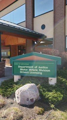 Montana Department of Justice Drivers Exam Station
