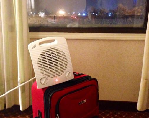 Our portable heater supply to us because our room heater did not work.