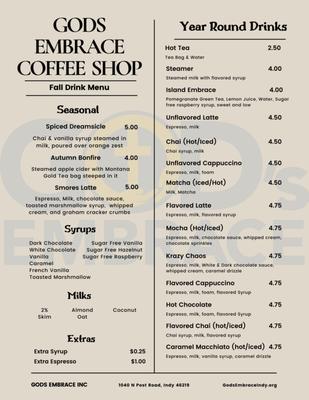 God's Embrace Coffee Shop