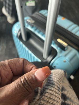 Their attempt at ombré nails