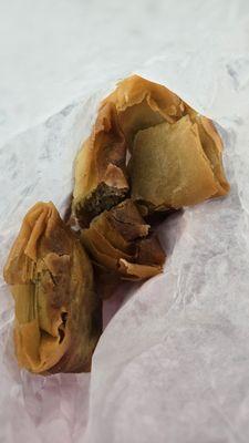 Martabak Telur (kind of like a a flat egg roll with beef)