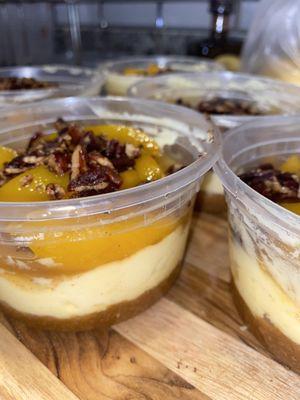 Peach Cobbler Cheesecake