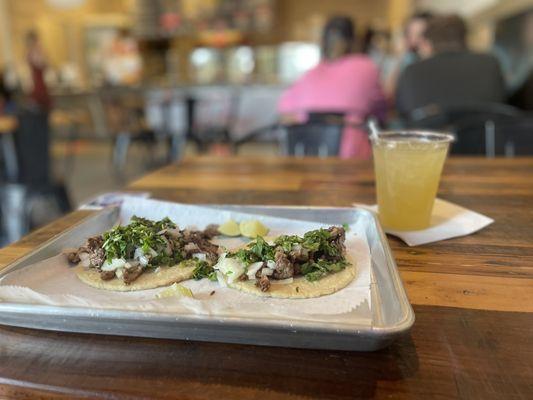 Carne Asada Taco Grilled Steak Top Shelf Margaritas